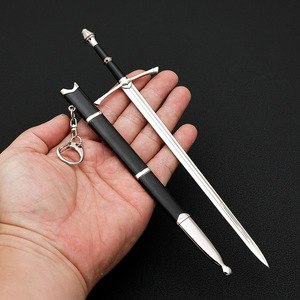 <span class=keywords><strong>El</strong></span> Señor DE LOS Anillos, armas de cine y televisión, espada Aragorn Ranger, 22cm, modelo de juguete, llavero, decoración de Metal - Product Image 3