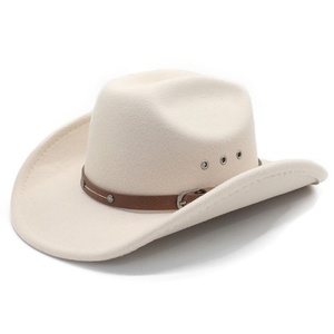Sombrero de Vaquero Informal de Moda Unisex para Exteriores, Estilo Fedora de Jazz, de Fieltro, de Una Sola Pieza, en Oferta - Product Image 3