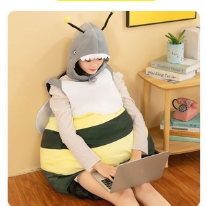 Pigiama Creativo per Bambini e Adulti in <span class=keywords><strong>Cotone</strong></span> Unisex, Costume da Ape per Cosplay, Vestaglia da Notte con Animali Cartoon - Product Image 3
