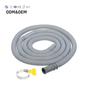 ท่อระบายน้ำคอนเดนเสทแบบยืดหยุ่นเคลือบพีวีซีสองชั้น ท่อโค้งงอแบบมีลอน ท่อโค้งงอแบบมีลอนสำหรับงานไฟฟ้า - Product Image 1