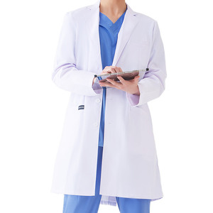 Bata de Laboratorio Blanca de Poliéster y Algodón para Hombre, Uniforme de Farmacéutico Bordado con Bata de Consulta para Uso Hospitalario - Product Image 5