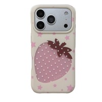 Coque de téléphone IMD Fraise Ins personnalisable pour iPhone 18 Pro, 18 Pro Max, 17, 17 Pro, 17 Pro Max, 16, 16 Pro Max, 15, 15 Pro, 15 Pro Max, 14 Pro Max, 14 Pro, 14, 13
