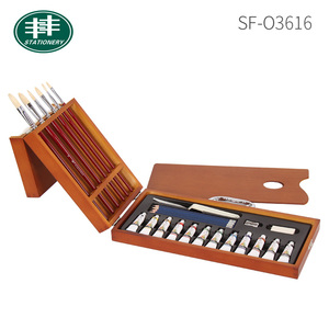 RTS Personalizzabile <span class=keywords><strong>26</strong></span> Pezzo-Scatola di Legno di Arte Pittura e Disegno Set Pittura A Olio Set SF-O3616 - Product Image 2