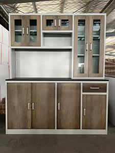 Mueble de mesa de cocina moderno, armario de cocina de aluminio de acero para el hogar, diseño a precio de fábrica - Product Image 5