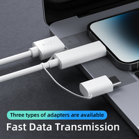 Câble certifié MFI, multifonctionnel, cadeau, 1,2 m, 3 en 1, TPE PVC, câble de charge USB pour téléphone/Type-C/Android