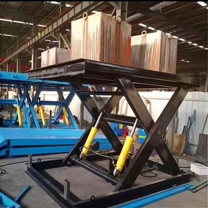 Plataforma Elevadora de Tijera Hidráulica Fija de Alta Calidad con Plataforma Giratoria en el Suelo, Capacidad de 1000 kg, Plataforma Elevadora de Tijera Eléctrica Vertical - Product Image 6