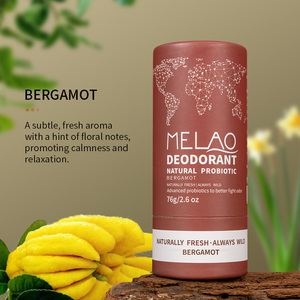 Non-Staining Probiotic Deodorant with Bergamot and Coconut Oil 72h Odor Defense Plant Based Deodorant <b>Stick</b> for Men - Product Image 3