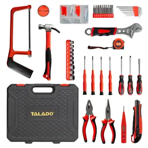 Conjunto de ferramentas de mão de boa qualidade, caixa de ferramentas de qualidade industrial, conjunto de ferramentas elétricas portáteis domésticas
