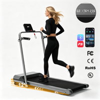 Tapis de course pliable sous le bureau, tapis de marche électrique inclinable, tapis de marche compact à prix abordable