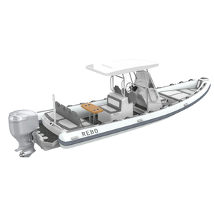 25ft RHIB 760 고성능 내구성 알루미늄 RIB 풍선 보트