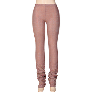 Commercio all'ingrosso 2021 autunno inverno donne di alta qualità moda Glitter pantaloni ragazza Streetwear vendita calda vestiti eleganti pantaloni - Product Image 4