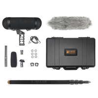 Kit de suspension pour microphone canon E-IMAGE BPMK1 avec bonnette anti-vent et étui de sécurité, petite taille