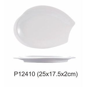 Assiettes en mélamine Yangge, forme irrégulière, couleur unie, vaisselle pour hôtel et fête, D1016 D1116 D1216 P1810 P1812 P10412 - Product Image 5