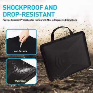 Étui pour <span class=keywords><strong>Starlink</strong></span> Mini en ABS, étanche et antichoc, avec deux options de transport : sac à bandoulière, accessoires de <span class=keywords><strong>jeu</strong></span> - Product Image 4
