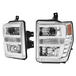 Para 2008 2009 <span class=keywords><strong>2010</strong></span> <span class=keywords><strong>Ford</strong></span> F250 <span class=keywords><strong>F350</strong></span> F450 LED proyector faros delanteros - Product Image 2