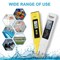 Combo pH-mètre numérique et mètre TDS EC, testeur de pH 0-14 et testeur TDS EC 2-en-1 pour l'eau potable, l'aquarium, l'hydroponie, la piscine