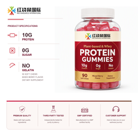 Gummies protéinés végétaux et au lactosérum sous marque privée, testés par un tiers, fabricant OEM ODM