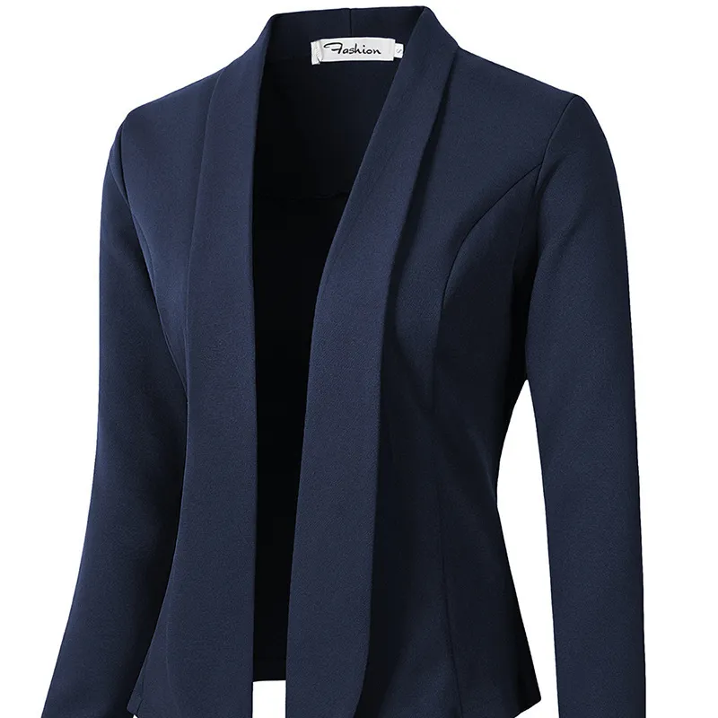 Lady's jacket long sleeve office business Blazer elegant professional casual women's blazer suit for work