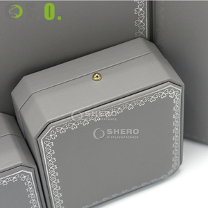 Caja de Joyería de Fabricante, Caja de Plástico Personalizada de Alta Calidad que Imita el Cuero, Juego de Cajas de Plástico de Lujo para Joyería en Venta - Product Image 5