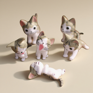 Figuras Miniatura de Gatos <span class=keywords><strong>Anime</strong></span> Japoneses de Moda, Juguetes de Animales Kawaii para Niños, Recuerdos de Fiesta, Rellenos de Bolsas de Regalo, Regalos Coleccionables - Product Image 1