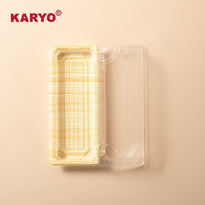 Karyo กล่องใส่อาหาร1102ซูชิทรงสี่เหลี่ยมกล่องซูชิแบบใช้แล้วทิ้งสุดหรูพร้อมฝาปิดโปร่งใส - Product Image 3