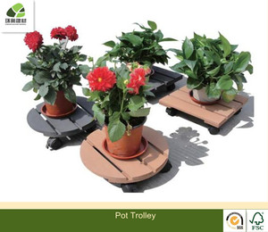 Rullo quadrato/rotondo del vaso di pianta del WPC di alta qualità di prezzi economici - Product Image 2