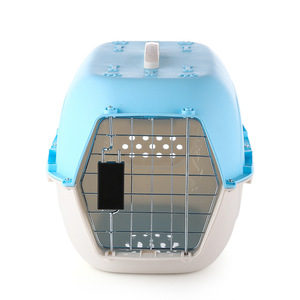 Wholesale Luxury PP Plastic Fashion Airline Approved Pet Transport Box Cat Cage <b>Dog</b> Travel Carrier Transportador - Product Image 5