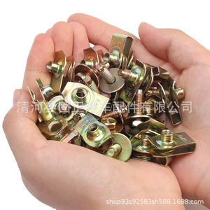 Guzheng Auto Parts M6 Bolt With U-Shaped Metal <b>Clip</b> For Engine Hood Underplate <b>Bumper</b> Liner Automotive Fastener - Product Image 2