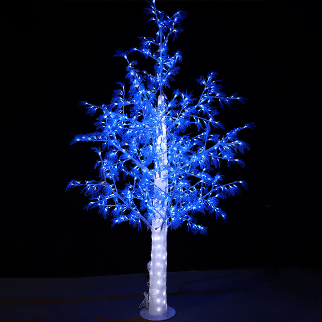 Cherry Blossom Tree LED Light IP65 Luminous Artificial Landscape Tree for Indoor & Outdoor Christmas Halloween Park Decorations