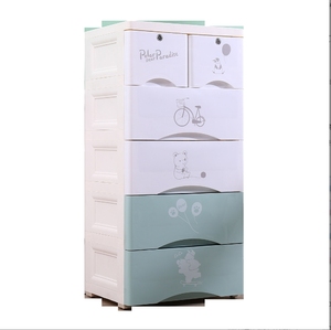 Armadio Portaoggetti per Bambini a 5 Ripiani Ecologico e Salvaspazio per Uso Domestico in Plastica - Product Image 6