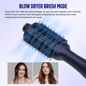 <span class=keywords><strong>Brosse</strong></span> à air chaud et volumateur <span class=keywords><strong>Revlon</strong></span> Peigne pour sèche-cheveux en nylon durable avec revêtement en céramique anti-frisottis à ions négatifs - Product Image 4