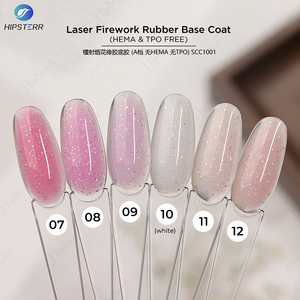 Base de goma sin HEMA <span class=keywords><strong>y</strong></span> TPO, Gel UV, esmalte de uñas de Gel colorido, láser semipermanente, fuegos artificiales, Base de Color para decoración de uñas UV para uñas - Product Image 1