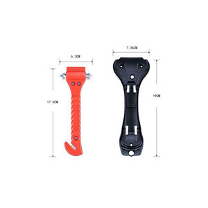 Martillo de Seguridad Automotriz Portátil Universal, Herramienta de Escape de Emergencia con Rompeventanas y Cortador de Cinturón de Seguridad para Autos y Camiones - Product Image 6