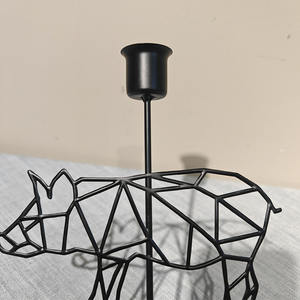 عمود معدني لبيت المزرعة ، تفتق المنزل في تصميم الخنازير والبقر لتزيين عيد الميلاد - Product Image 6