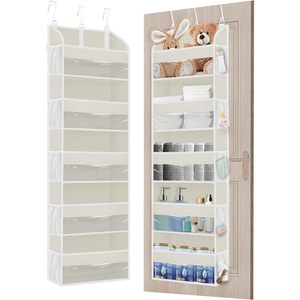 Over The Door Storage Organizer 15 Pockets <b>Hook</b> Type Portable For Nursery Bathroom Bedroom - Product Image 1