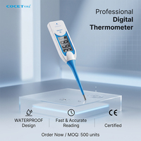 Termometer Digital Oral untuk bayi dewasa dengan tampilan LCD laris pabrik ujung fleksibel penggunaan medis klinis