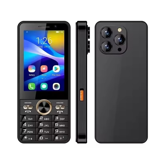 New 3.5 Inch 4G Video Chat GPS Pre-installed WhatsApp Android Candy bar Button Touch Screen Feature Phone