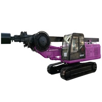 Équipement de construction hydraulique pour forage rotatif de puits, machine de forage rotative portable