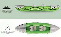 Bateau de pêche gonflable en PVC, kayak épaissi, bateau à rames, annexe pour moteur hors-bord, radeau, bateau semi-rigide en fibre de verre, bateau de dérive