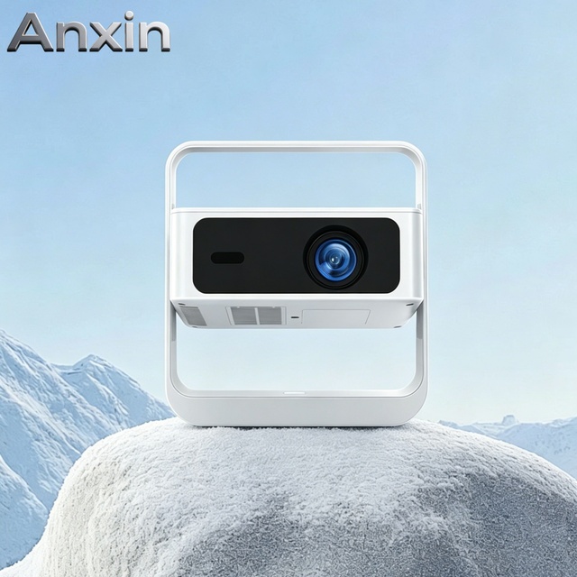 Portable Mini Pico Projector Android 14 4K Support LED Home Theater Smart Projector