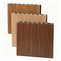 Planches de terrasse en composite bois-plastique (WPC) carrées, co-extrudées simple face, résistantes à la pression, antidérapantes, anti-humidité, pour extérieur et villas