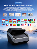 Lecteur-scanner de passeport OCR MRZ automatique portable SCANSMART RK5100 avec interface USB