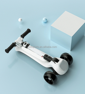 Bambini regolabile in altezza su Push E Baby bambini Kick Foot bambino pieghevole pieghevole 3 ruote elettrico per bambini scooter - Product Image 3
