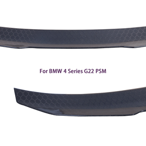 สปอยเลอร์หลังคาร์บอนไฟเบอร์ทรงรังผึ้งสไตล์ PSM สำหรับรถยนต์ BMW ซีรีส์ 4 G22 Coupe/M4 G82 ปี 2020-2025 - Product Image 3