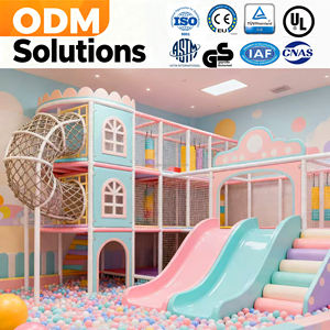 Équipement de jeu intérieur de haute qualité pour enfants, ensemble de jeux pour centre commercial, château gonflable, toboggan et piscine à balles pour fêtes et activités - Product Image 1