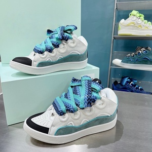 Zapatos Deportivos de Alta Gama para Hombre, Diseño de Lujo, Color Rosa, Gamuza, con Cordones, Estilo High Top, para Correr - Product Image 1