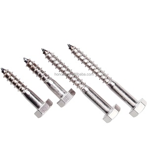 DIN 571 Premium Corrosion-Resistant Hexagon Head <strong>Wood</strong> <strong>Screws</strong> for Outdoor Furniture &amp; Garden Structures - Product Image 2