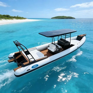 Nuevo Bote Neumático de Aluminio de Lujo Hedia de 35 pies con Recubrimiento en Polvo, Potente, con Inodoro Eléctrico y Tumbona - Product Image 4