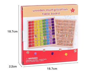 Éducation Montessori Puzzle 3D Tableau des nombres Tableau <span class=keywords><strong>de</strong></span> <span class=keywords><strong>multiplication</strong></span> 99 Jeux <span class=keywords><strong>de</strong></span> société d'apprentissage des mathématiques Jouets pour enfants - Product Image 6