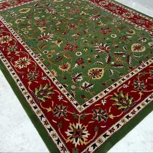 Tapis tufté à la main 8x10 Tapis de salon de style traditionnel Motif floral Inspire personnaliser la taille disponible - Product Image 1